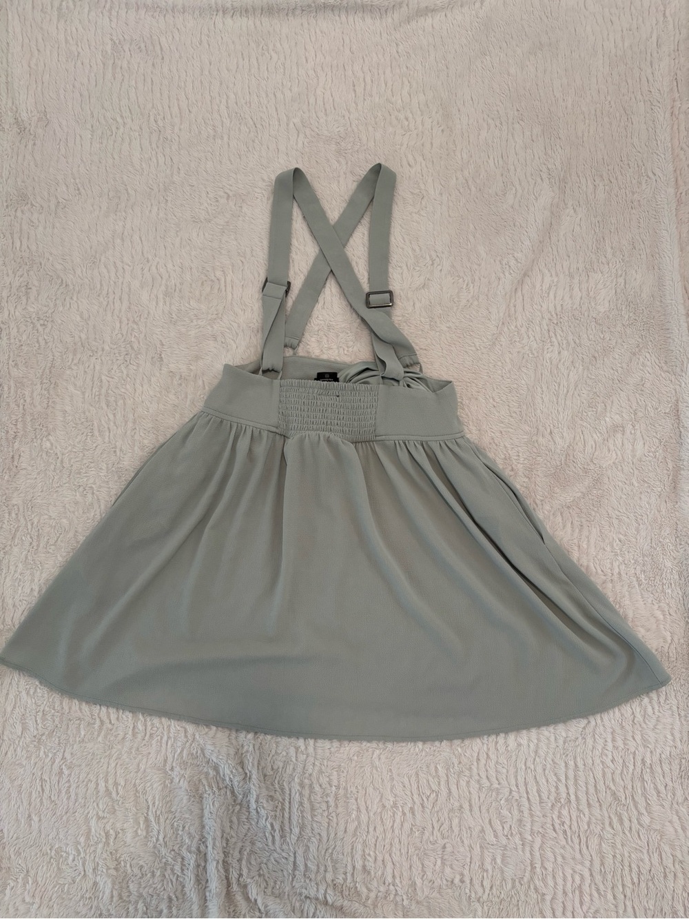 Sage Green My Neighbor Totoro Embroidered Suspender Skirt - Picture 3 of 5